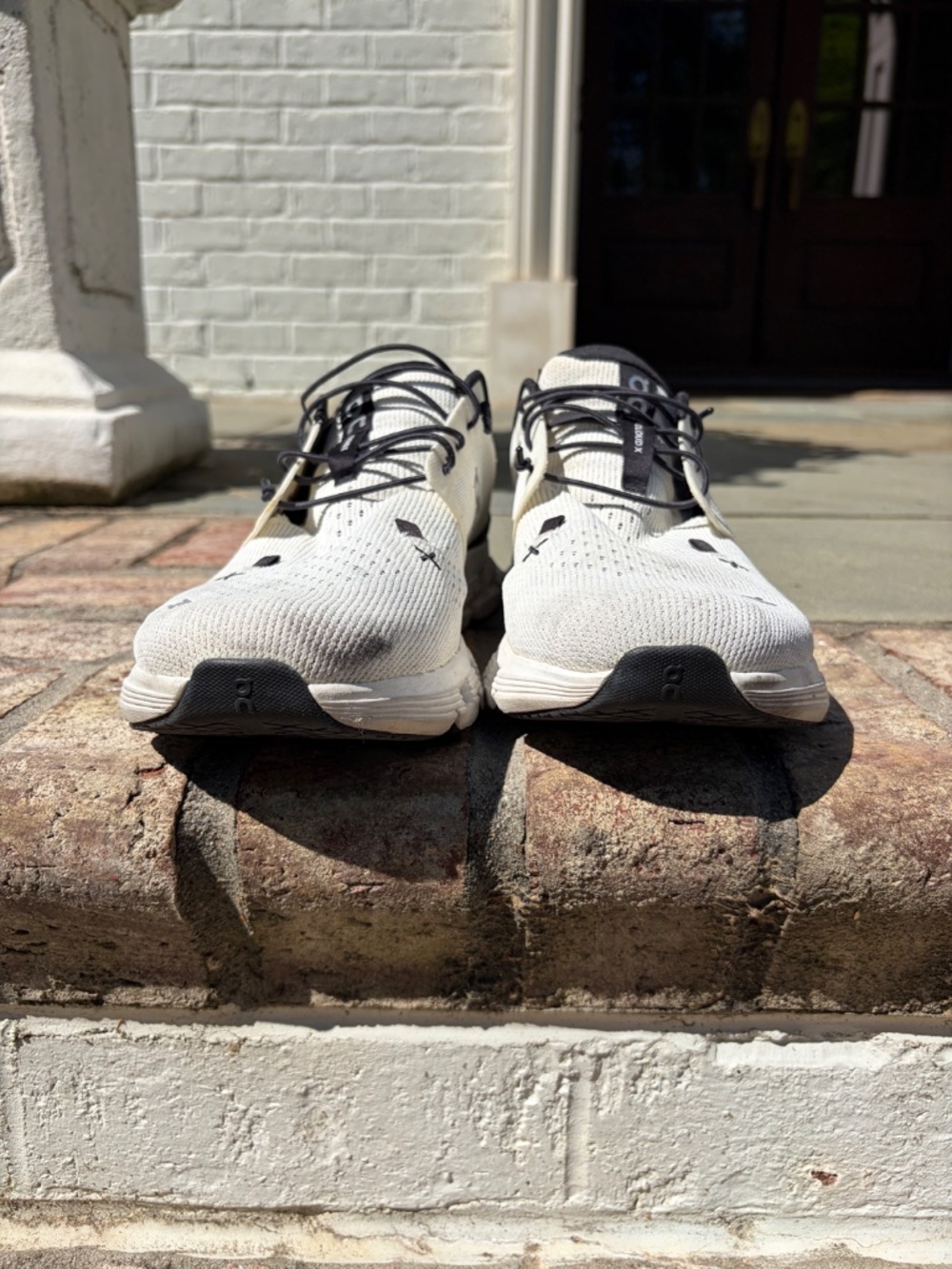 ON Running shoes men Cloud X 4 ivory black 11.5 - Picture 3 of 13